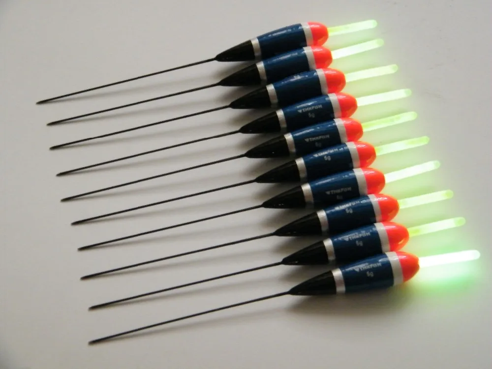 Buy 10 Pcs 5g Floats + 10Pcs Fishing Glow Sticks