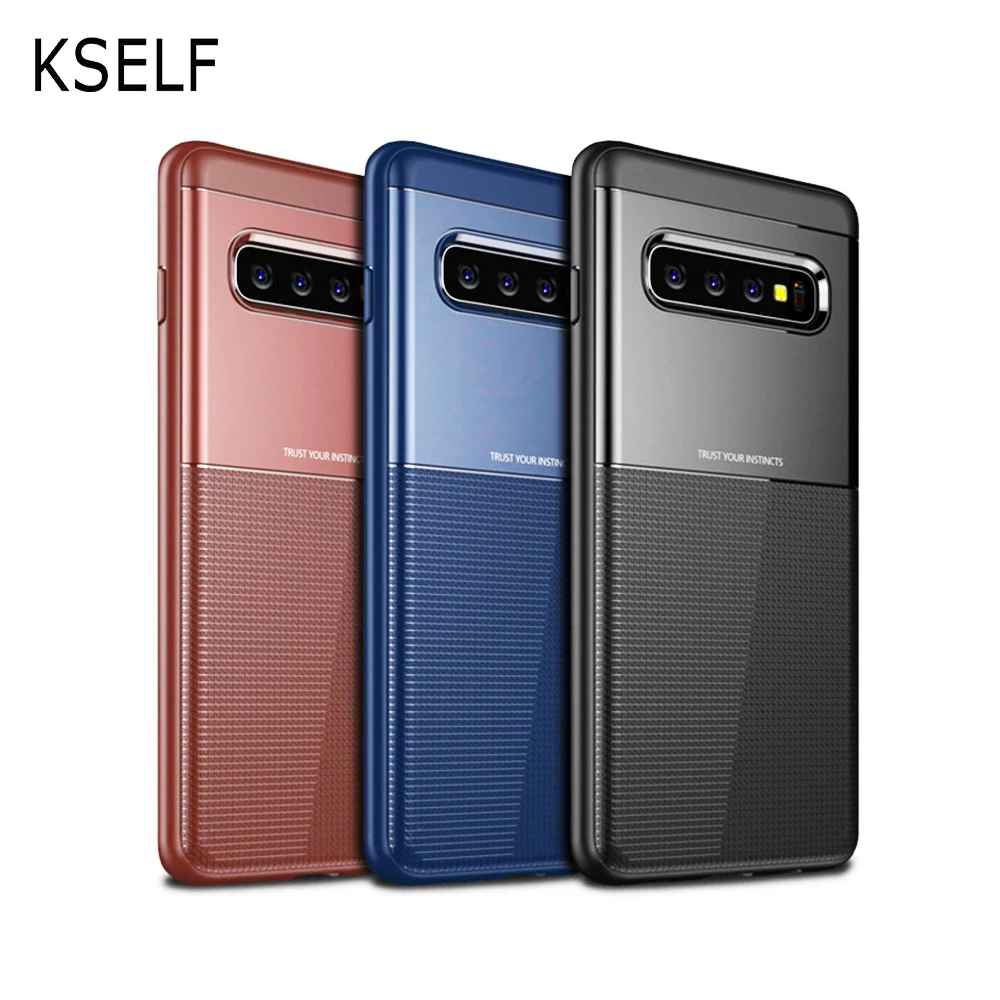 KSELF Ultra Thin Case For Samsung Galaxy S10 lite S10e S9 Note9 Anti-Slip Hybrid Shockproof Cover | Мобильные телефоны и