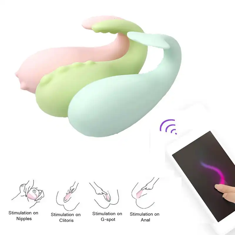 remote controlled vibrating prostate massager with 6 speeds removable bullet