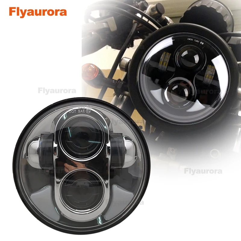 

5.75 INCH 40W DOT Motorcycle Headlamp motorcycle projector led headlight High/Low Dual Beam Universa Motorcycle Accessories