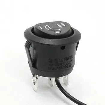 

Panel Mount SPDT 3 Pin Car Seat Cushion Heating Switch AC 125V/10A 250V/6A