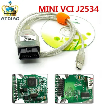 

57pcs New Arrival V12.00.127 Mini VCI J2534 TIS Techstream Best Quality FTDI232RL Chip MINI VCI TIS Techstream OBD2 Interface