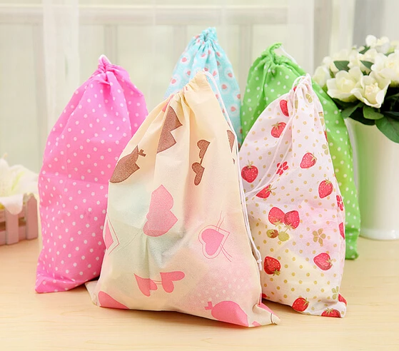 

Thick Non-Woven Travel Shoe Storage Bag Cloth Suit Organizer Bra Case Garment Galocha Packing Cubes Covers Free Shipping