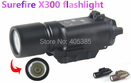 

X300 Ultra LED Tactical Flashlight Weapon Light For Hunting For Airsoft