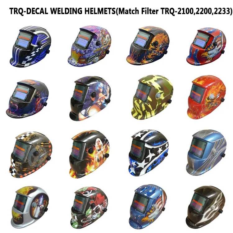 2 decal welding helmet