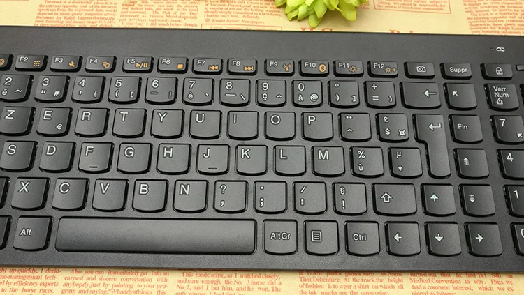 Ультратонкая беспроводная клавиатура и мышь MAORONG для Lenovo домашнего офиса