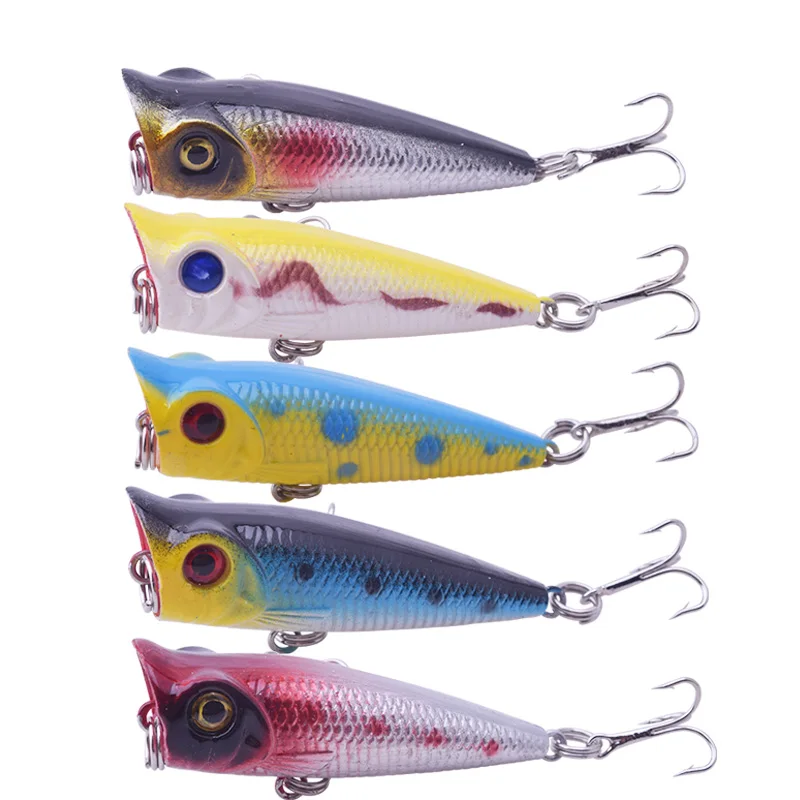1 шт. рыболовные приманки 5 см 4 г|topwater bait|crank baitcrankbait minnow |
