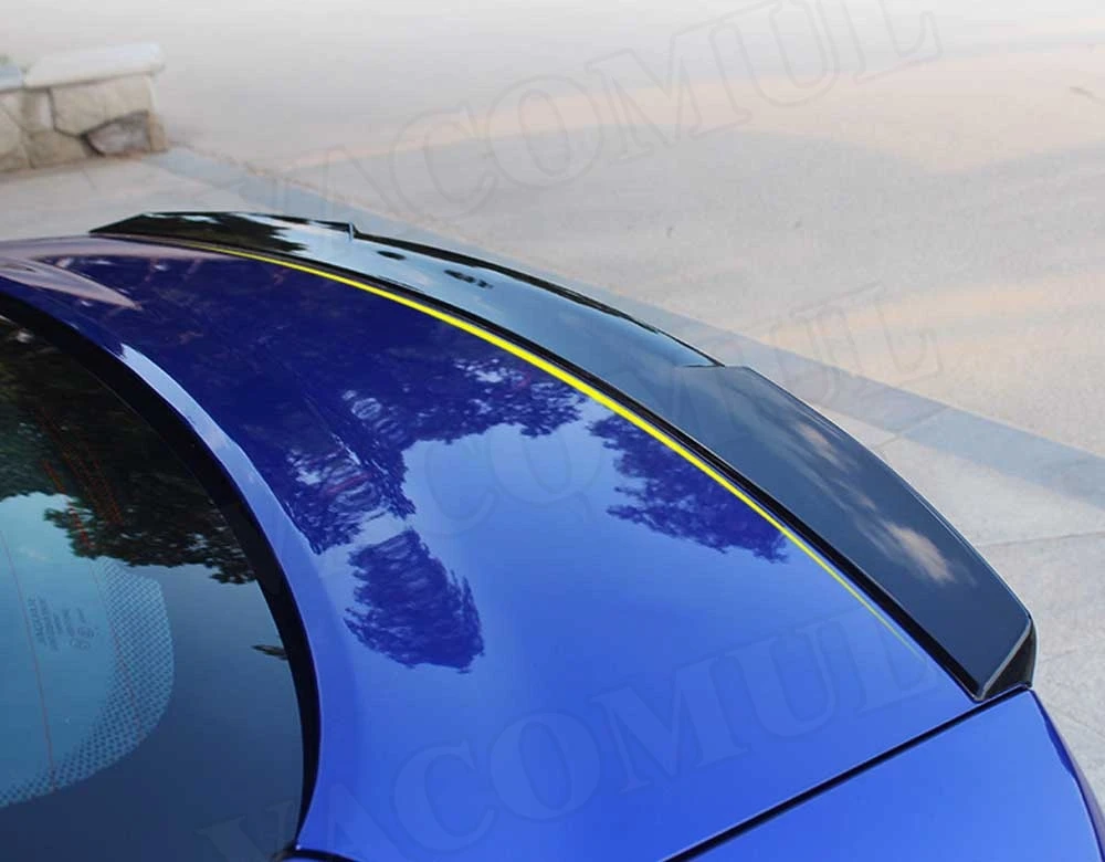 Углеродного волокна/ABS задний спойлер для Jaguar XE Седан 4-дверный- K Стиль багажник отделка Стикеры крылья стайлинга автомобилей