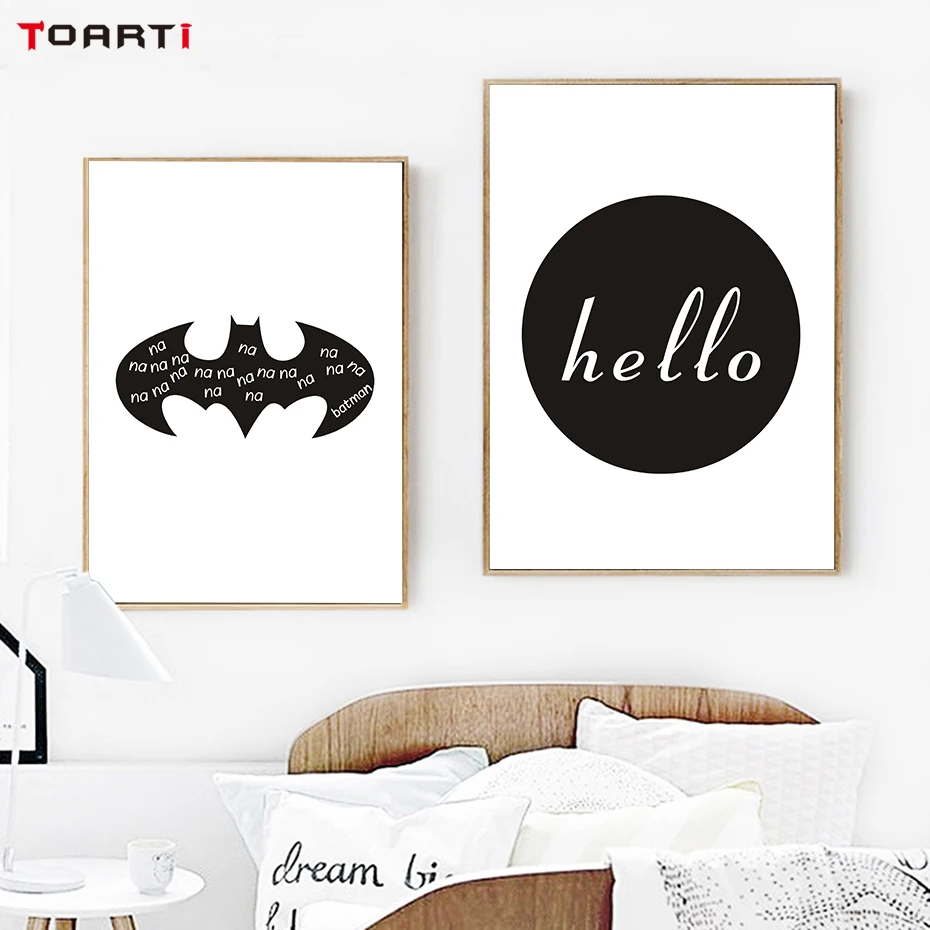 Canvas Painting-Posters-And-Prints-Cartoon-Superhero-Wall-Picture (1)