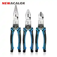 NEWACALOX 8 ''Multitool Zange Set Kombination Zange Stripper/Crimper/Cutter Heavy Duty Draht Zange Diagonal Zangen Hand werkzeuge