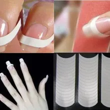 48 стикеров/упаковка для маникюра улыбка полоскающая линия лента французский гид советы стикеров наклейки для дизайна ногтей s для женщин инструменты для красоты