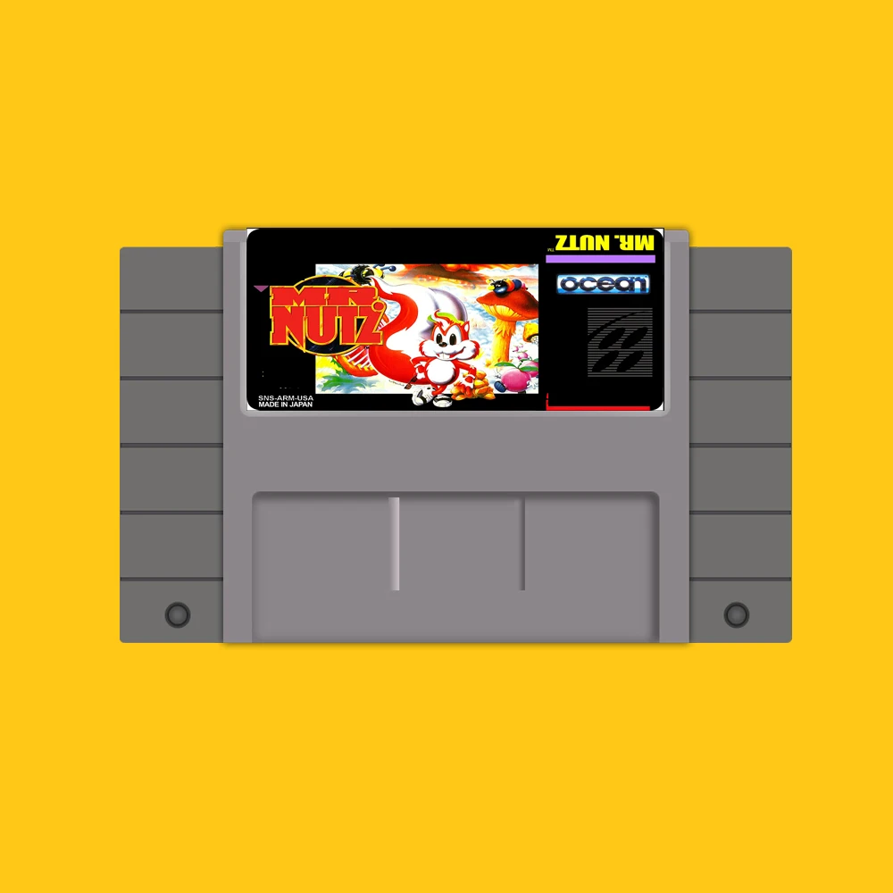 

Hot 46 Pin 16 Bit NTSC Game Cartridge - Mr Nutz