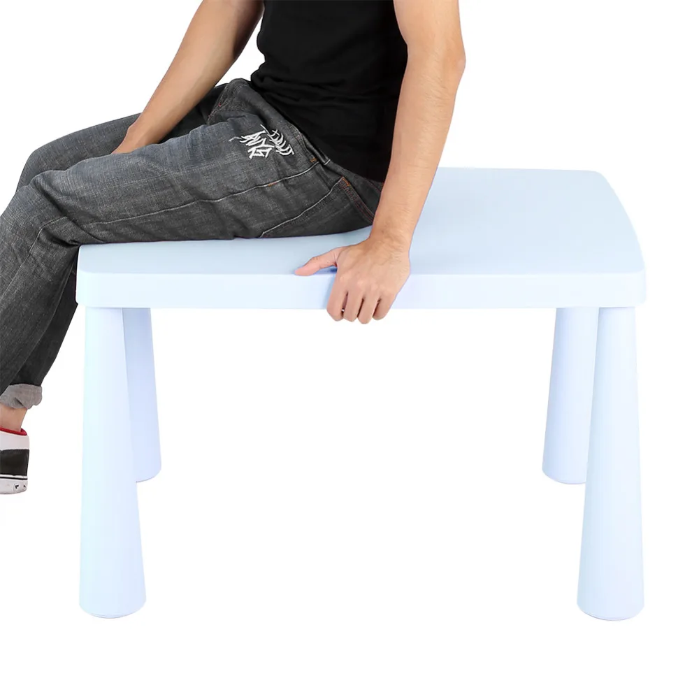 Clearance Kids Children Portable Plastic Table Learn & Play Activity School Home Furniture Light Blue Clearance Kids Children Portable Plastic Table Learn & Play Activity School Home Furniture Light Blue