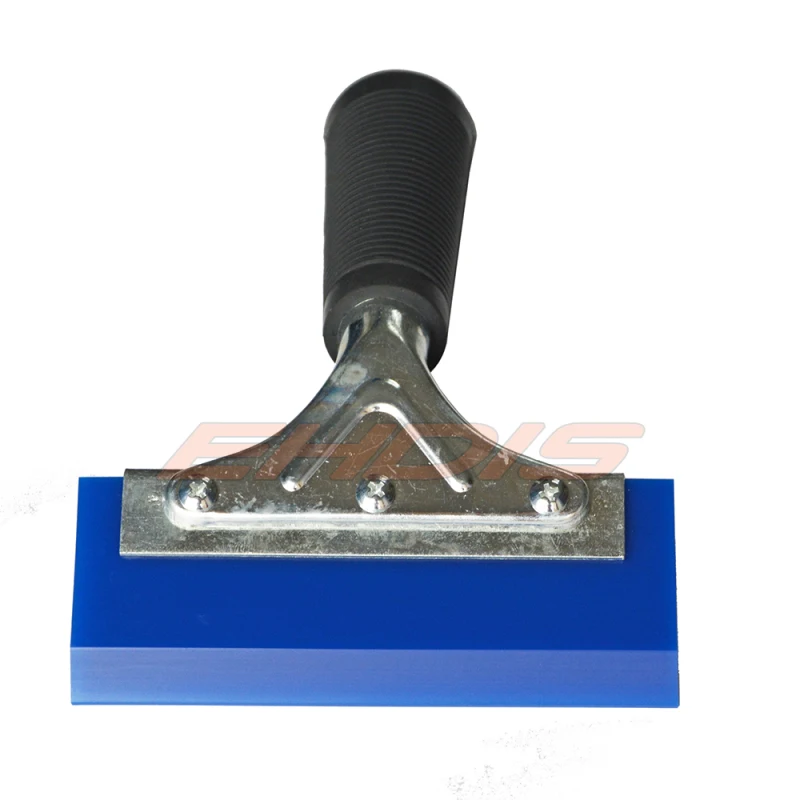 

5" Pro Bevelled Blade Deluxe Handle scraper Auto leather Window Cleaner Rubber Squeegee motor vehicle maintenance multi Tool A94
