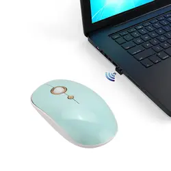 Новый 2,4 г беспроводной мышь с USB приемник портативный 3 Регулируемый точек на дюйм оптический мыши Компьютерные для портативных ПК
