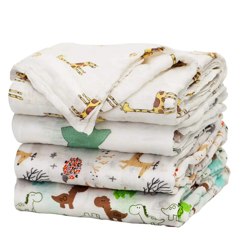 

Baby Swaddle Blanket Upsimples Unisex Swaddle Wrap Soft Silky Bamboo Muslin Swaddle Blankets Newborn Baby Blanket