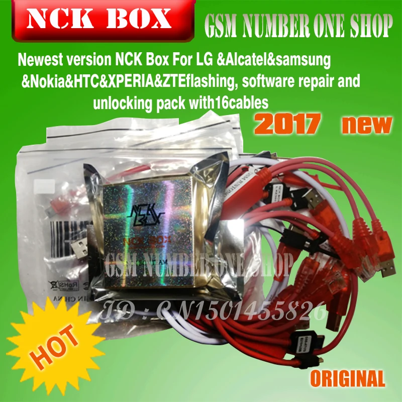 

Gsmjustoncct 100% original New Version Nck Box with 16Cable