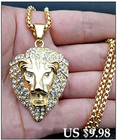 Хип хоп Iced Out Bling подвеска в виде микрофона ожерелья для женщин/мужчин Нержавеющая Сталь Музыка Ювелирные изделия хиппи дропшиппинг