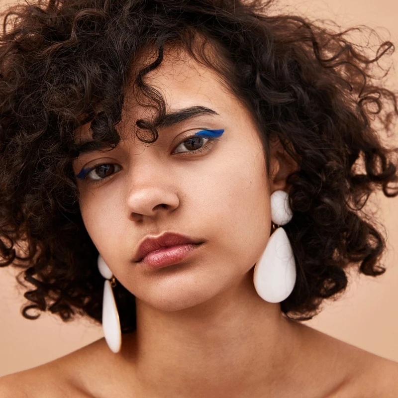 AOTEMAN 2019 ZA New Teardrop earrings with metallic finish in back Women Brand Water Drop Statement Earrings Accessories Bijoux