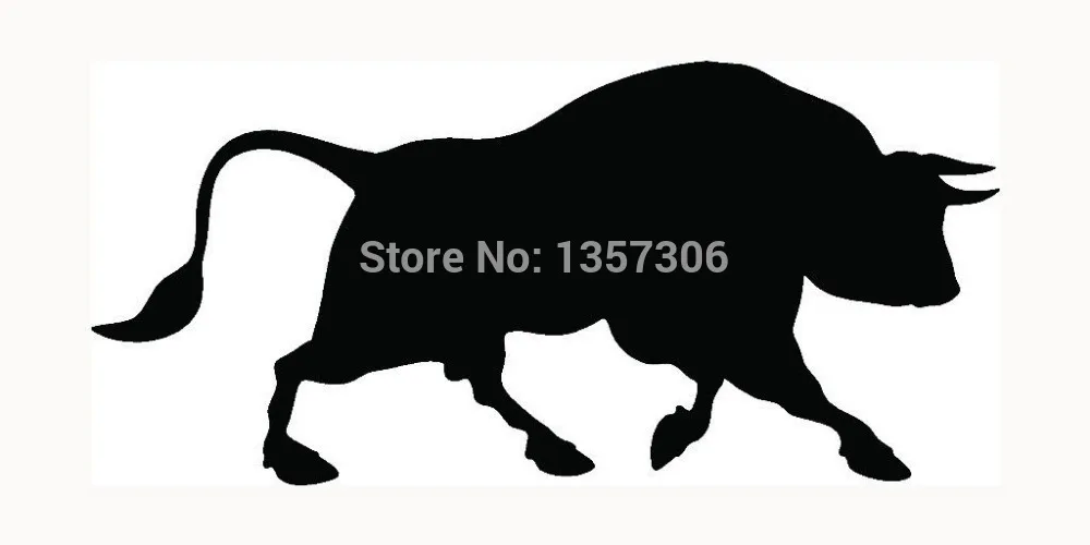 2 BULL MOOSE DECAL Silhouette Stickers For Car Window Truck Bumper Laptop RV
