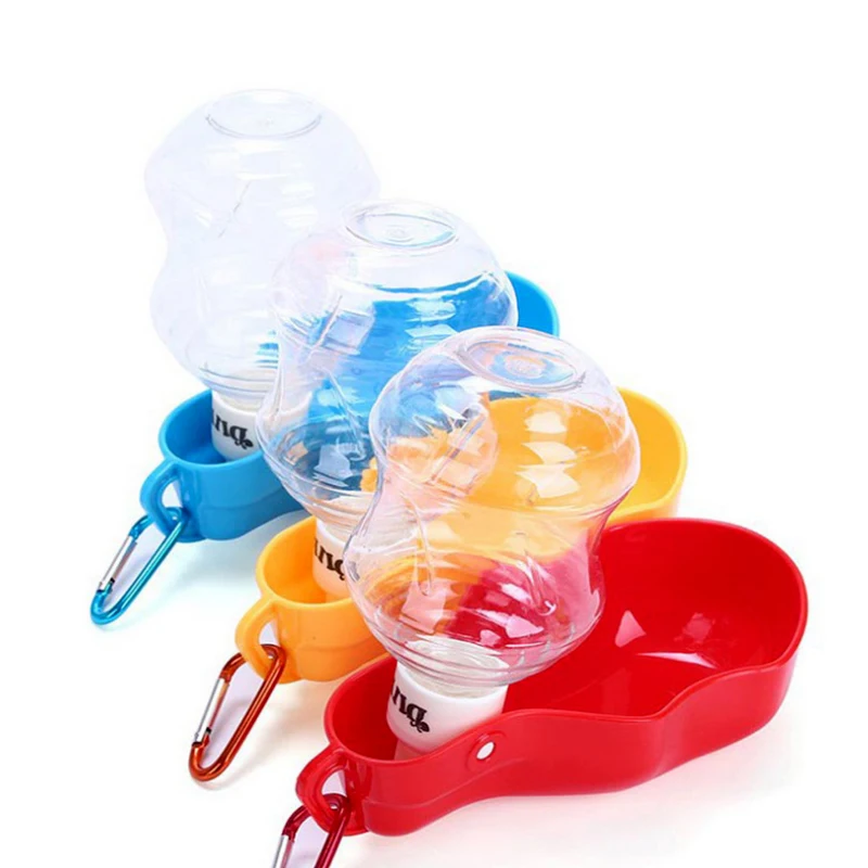 

Portable pet kettle outdoor travel dog drinking fountains folding Dog drinking water dispenser multicolor drinking glasses