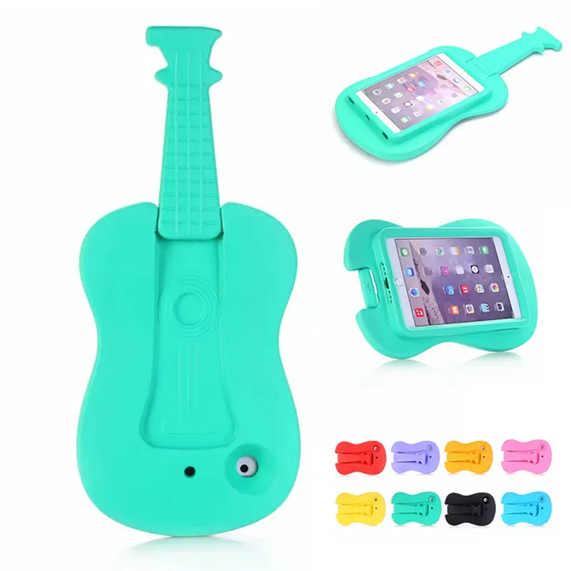 

Guitar Design Case for ipad mini case mini4 mini3 mini2 7.9inch Stand Cover Protector Skin Kids Safe EVA Foam Tablet Case
