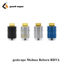 original Geekvape Medusa Reborn RDTA with Quick Access system fit 810 510 drip tip for E cigarette box mod vape mech mod