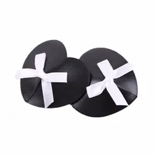 Из искусственной кожи тепэл Обложка многоразовые соска Обложка Sexy Пирожки самоклеющиеся груди лента Фетиш тепэл крышка бюстгальтер аксессуары