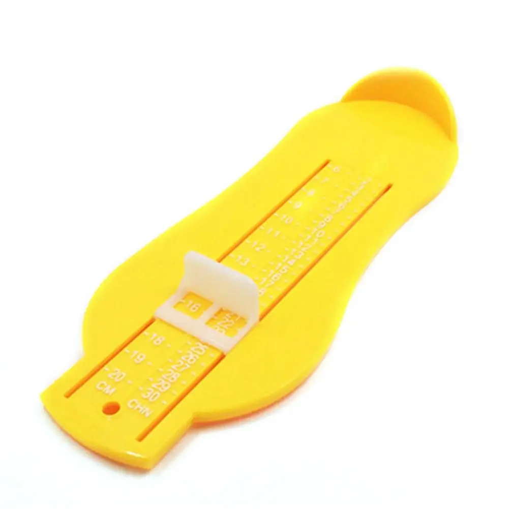Измерительная линейка для ног, измерительный прибор для детских ног, измерительная линейка для роста стопы, измерительный прибор для измерения роста - Цвет: Yellow