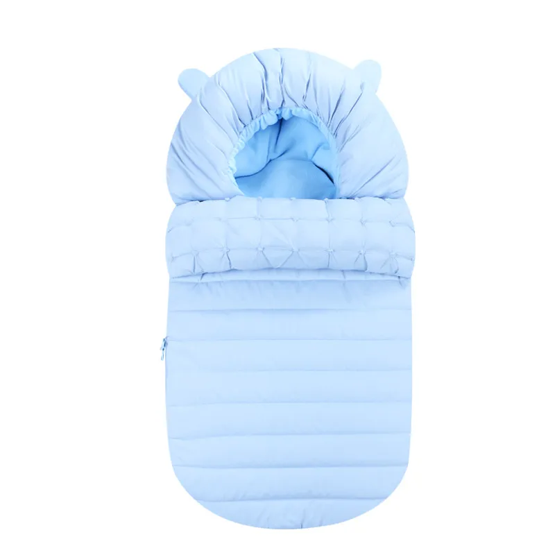 Детский спальный мешок, зимний конверт для новорожденного, теплый мешок для сна, хлопковый детский зимний спальный мешок в коляске, инвалидные коляски