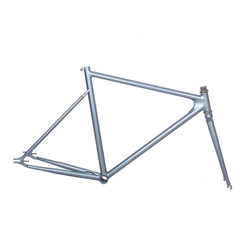 Велосипедная Рама 4130 хромированная молибденовая стальная фиксационная рама для шоссейного велосипеда 700C рама 54 см 56 см 58 см 60 см цвет по индивидуальному заказу
