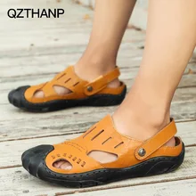 Sandales Homme D Ete/Молодежная модная повседневная обувь мужская обувь модные сандалии летние мужские дышащие туфли