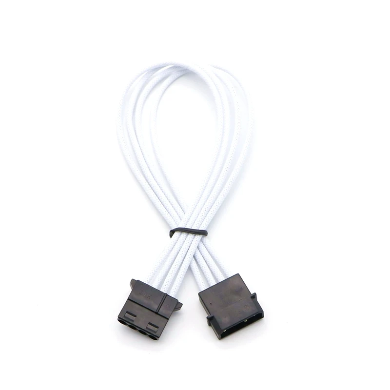 

Muticolor Color Single Sleeved IDE Molex 4Pin Male to Female Power Extension Cable.