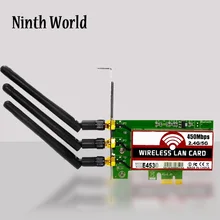 802,11 B/g/n 450 Мбит/с беспроводной WiFi PCI-Express адаптер настольная карта для Intel 5300 совместимый слот PCI-E X1/X4/X8/X16