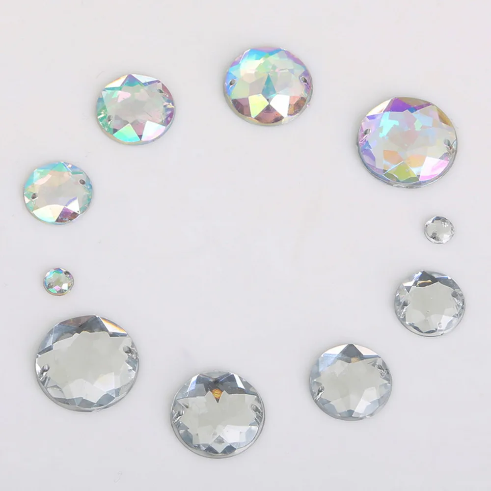 20 200 шт. акриловые стразы с 2 отверстиями|crystal sew on|crystal on rhinestonessew rhinestone |