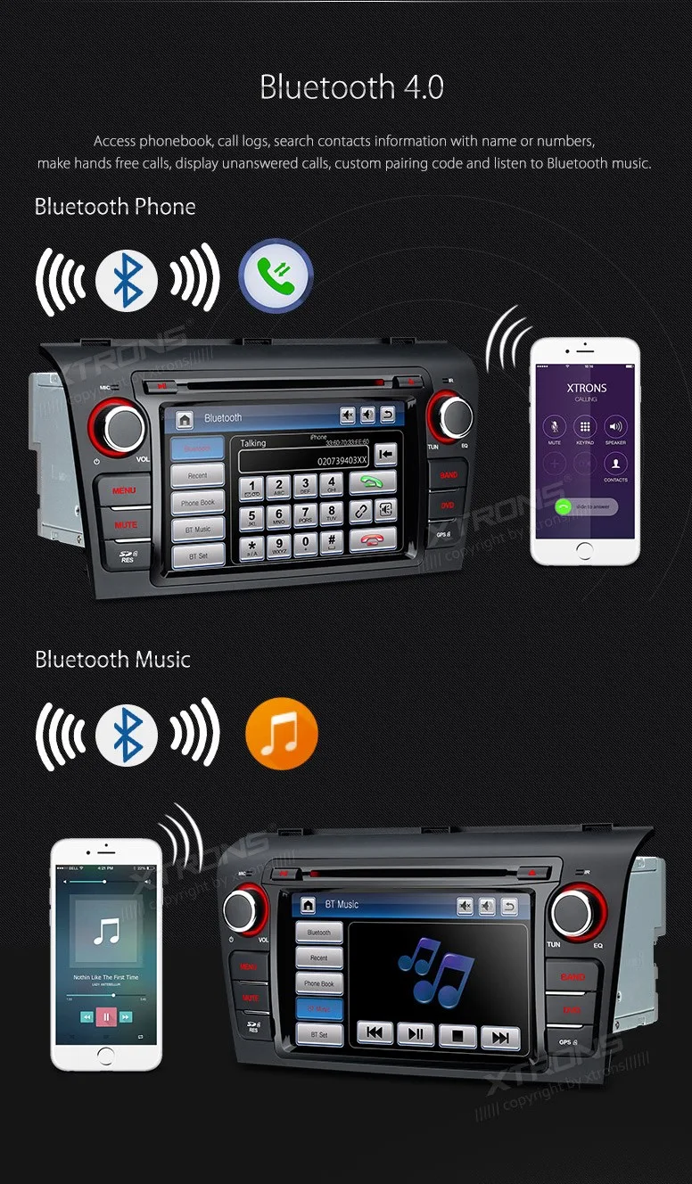 Cheap XTRONS 2 din Car DVD Player 7 inch HD Touch Screen GPS Navigaton Steering Wheel CANbus For Mazda 3 2004 2005 2006 2007 2008 2009 10