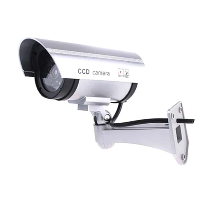 

Fake Camera AA Battery for Outdoor Indoor Surveillance Security Dummy Camera Bullet CCTV Camera