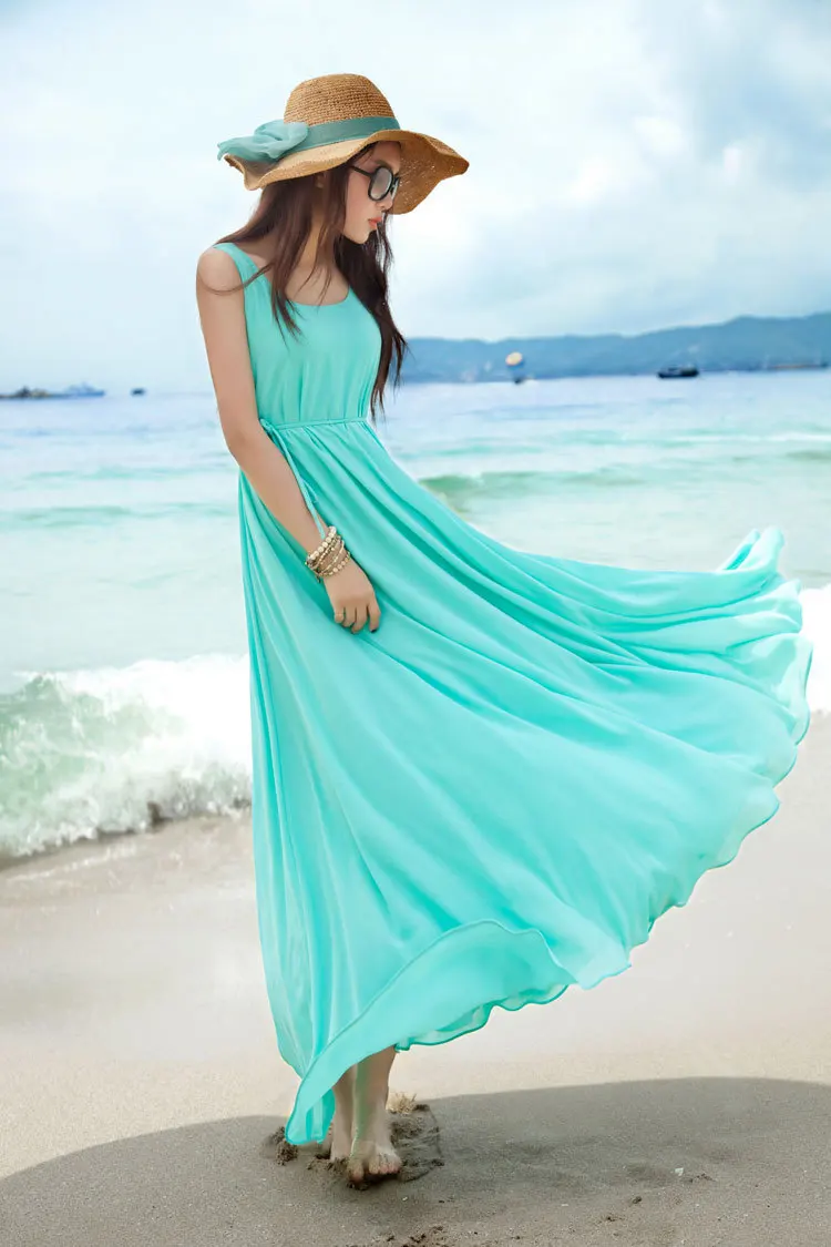 maxi dress for beach vacation