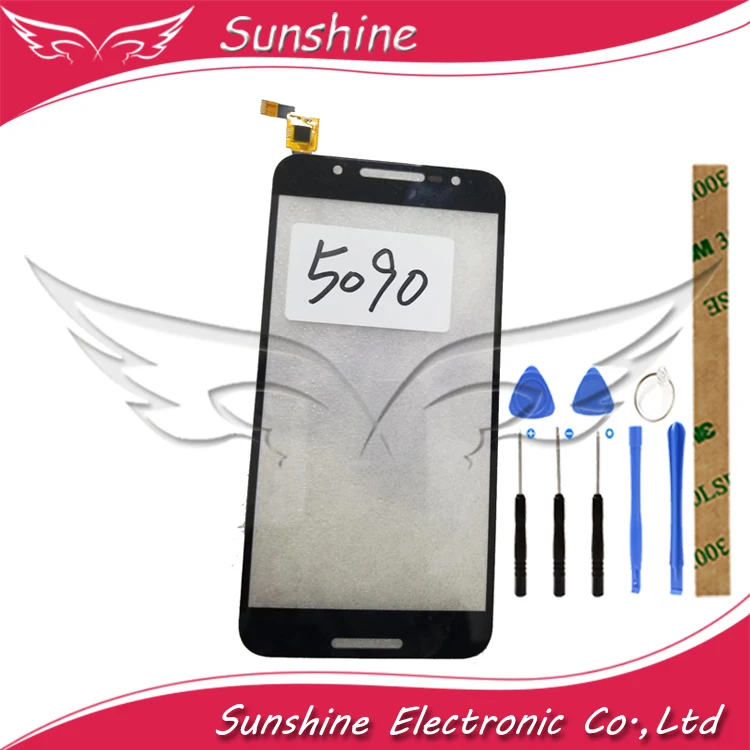 

100% Tested High Quality For Alcatel One Touch A7 OT5090 5090 5090Y With Touch Screen Front Glass Digitizer