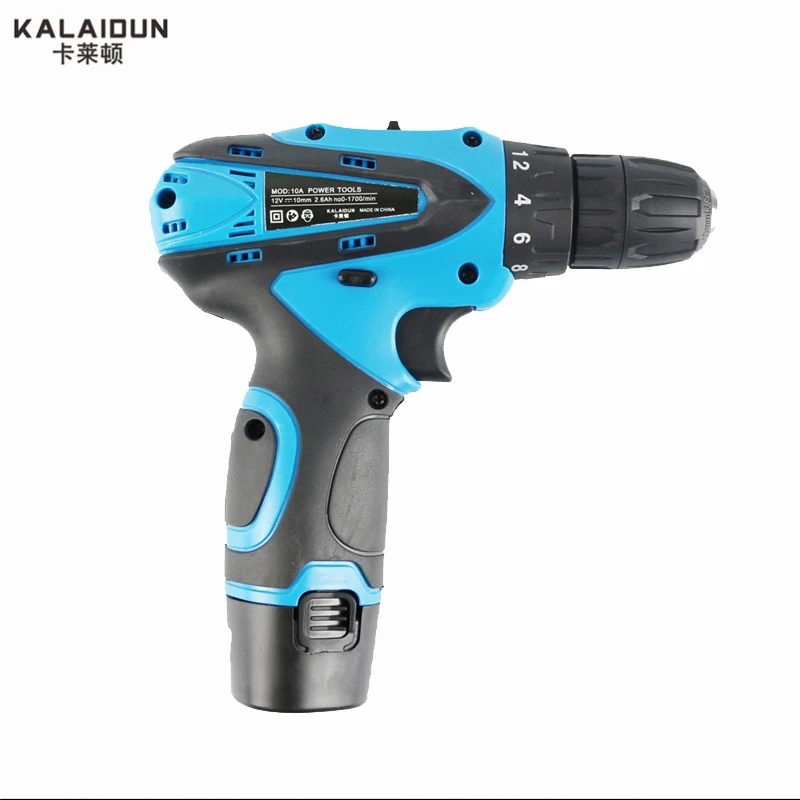 KALAIDUN 12V электрическая дрель мобильные электроинструменты отвертка литиевая
