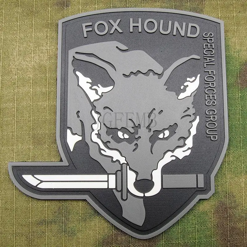 

Grey MGS FOXHOUND SPECIAL FORCE GROUP 3D PVC patch PB1421
