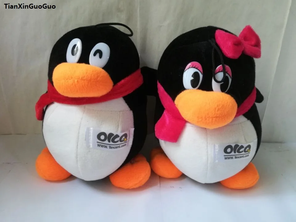 penguin soft toy with scarf