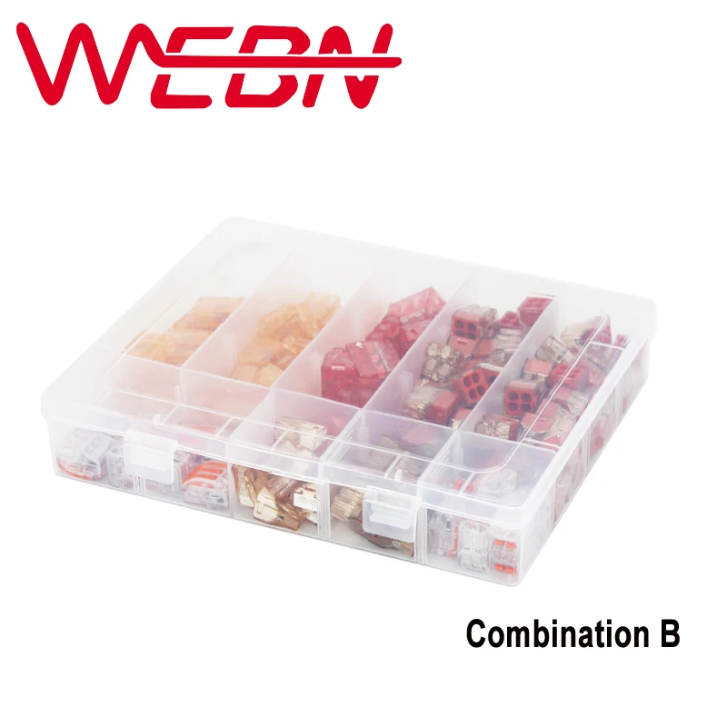 

VSE Household Connectors German Type 144pcs/Combination Box Easier&Faster&Safer Connecting Assistant Substitution of Black Tape