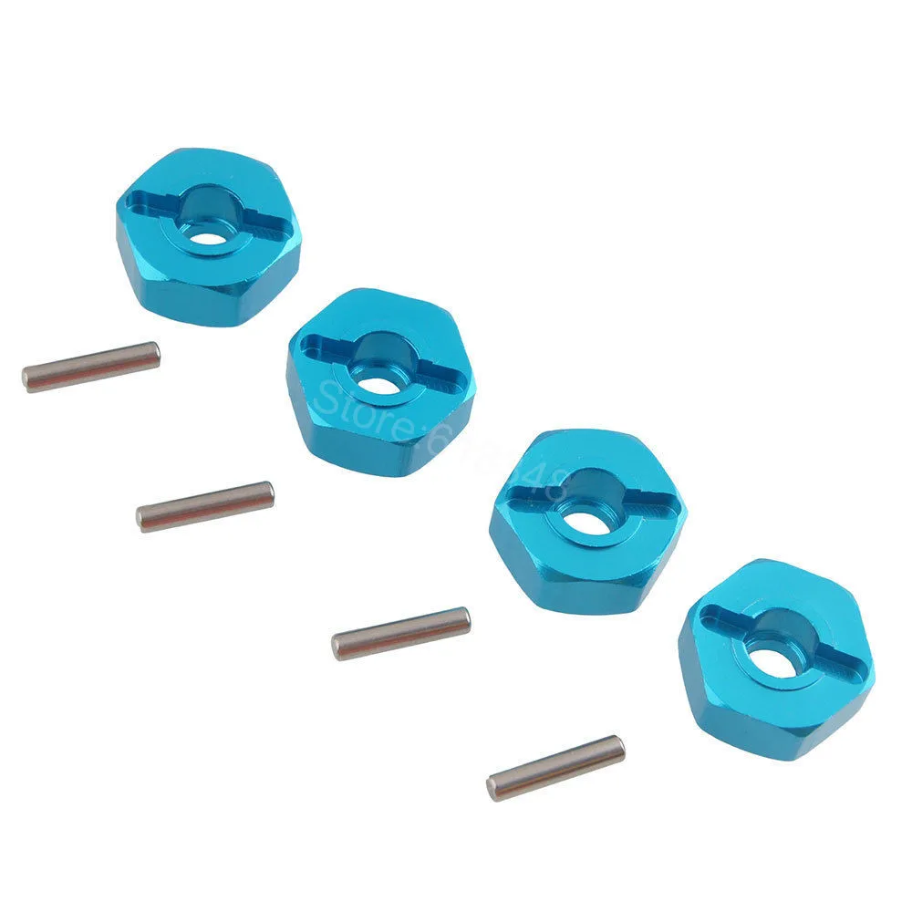 4pcs For 1 10 font b RC b font TAMIYA CC 01 Rock Crawler 12mm Aluminum