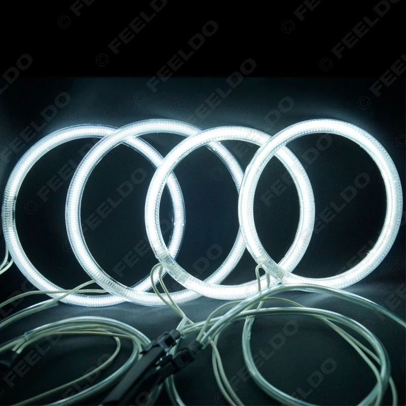 4Pcs set Super White Optional Bright CCFL Angel Eyes Halo Rings Kit For Lada Priora VAZ