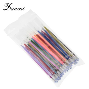

ZANCAI 48 Colors/Set Colorful 0.8mm Full Shinning Refills DIY Paniting Highlighter Refills Gift Students Kids School Office