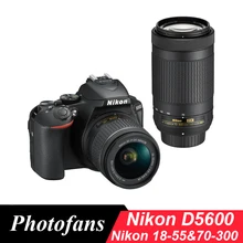 Nikon D5600 DSLR Camera with 18-55mm and 70-300mm Lenses
