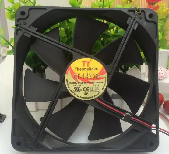 Original TT-1425B 14cm 12V 0.70A D14BM-12 14025 140*140*25MM Double Ball Fan | Компьютеры и офис