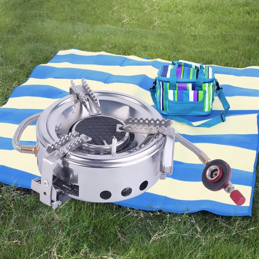 

Outdoor Camping Gas Stove Infrared Heating Stove Split-Type 3500W Portable Free Shipping