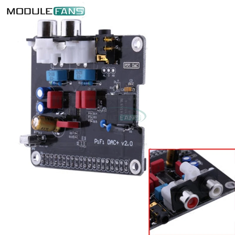 Модуль звуковой карты DAC + HIFI интерфейс I2S для Raspberry pi 3 2 B плата|sound module|interface moduleaudio
